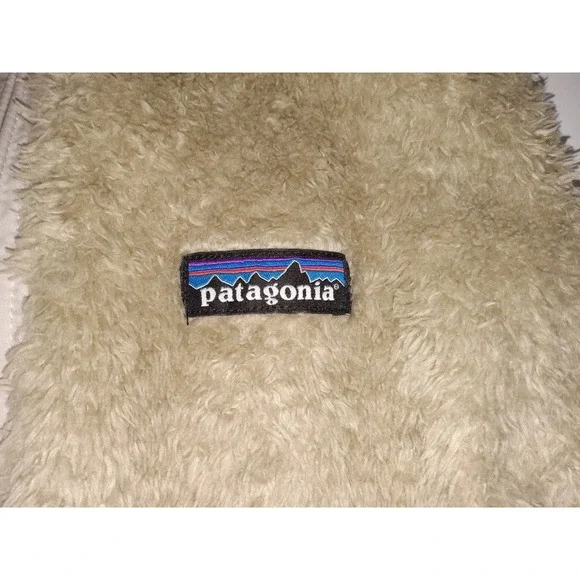 Patagonia Los Gatos Zip Up Vest Women's Small Sherpa Fleece Tan - Picture 5 of 11